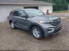 2022 Ford Explorer Xlt Gray vin: 1FMSK8DH5NGC40916
