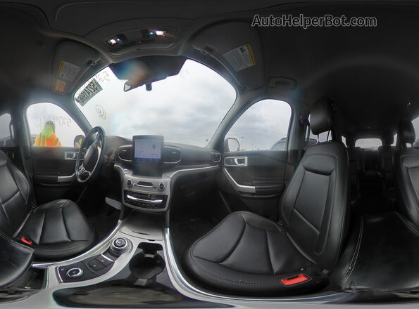 1FMSK8DH5PGA42176 2023 FORD EXPLORER Серебряный Панорамный вид салона 360°