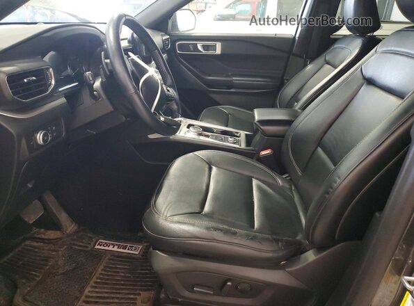 1FMSK8DH6LGA69204 2020 FORD EXPLORER Black წინა სალონის ხედი