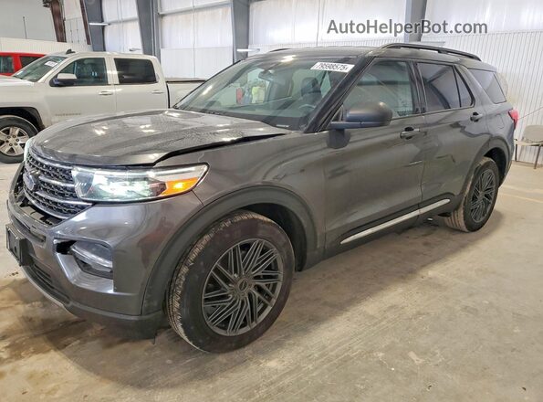 1FMSK8DH6LGA69204 2020 FORD EXPLORER Black წინა მარცხენა ხედი სამი მეოთხედიდან