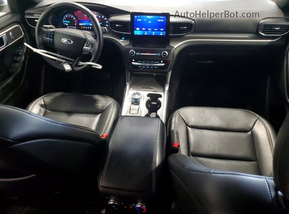 1FMSK8DH6LGA69204 2020 FORD EXPLORER Black წინა პანელის ხედი