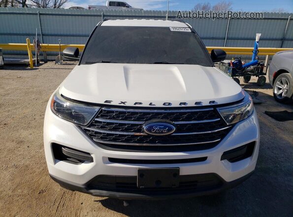 1FMSK8DH6LGA99402 2020 FORD EXPLORER Белый Вид спереди