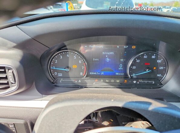 1FMSK8DH6LGC39867 2020 FORD EXPLORER Черный Вид щитка приборов