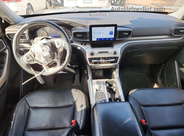 1FMSK8DH6LGC39867 2020 FORD EXPLORER Черный Вид панели приборов