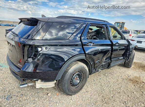 1FMSK8DH6MGC40101 2021 FORD EXPLORER Black Trasero derecho