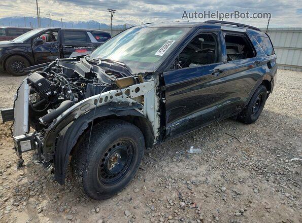 1FMSK8DH6MGC40101 2021 FORD EXPLORER Black Vista tres cuartos delantera izquierda