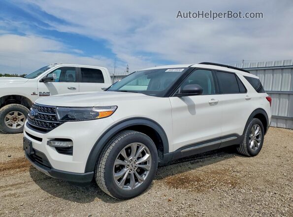 1FMSK8DH6NGA47206 2022 FORD EXPLORER White Front left