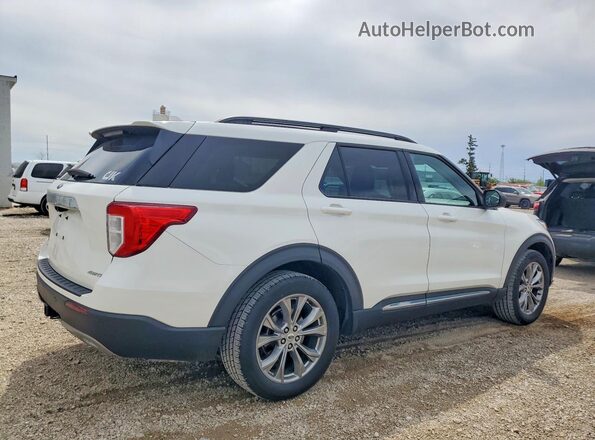 1FMSK8DH6NGA47206 2022 FORD EXPLORER White Rear right