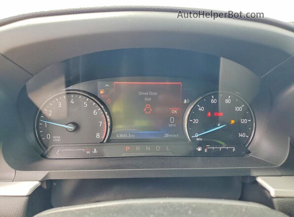 1FMSK8DH6NGA47206 2022 FORD EXPLORER White Instrument cluster view