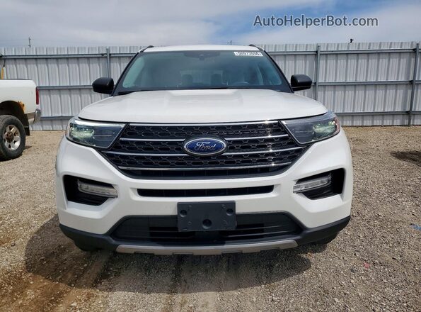 1FMSK8DH6NGA47206 2022 FORD EXPLORER White Front view