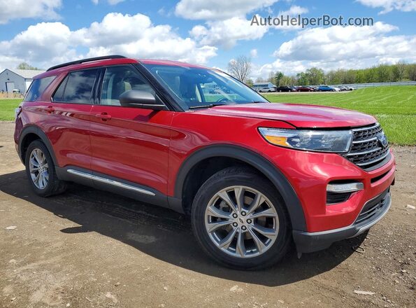 1FMSK8DH6NGA73076 2022 FORD EXPLORER Red Przód prawy