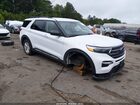 2023 Ford Explorer Xlt White vin: 1FMSK8DH6PGA24639