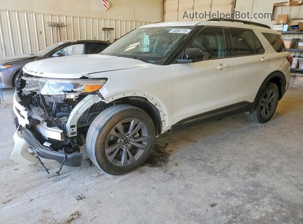 1FMSK8DH6RGA14924 2024 FORD EXPLORER Белый Передняя левая четверть