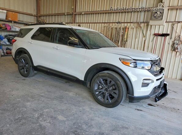 1FMSK8DH6RGA14924 2024 FORD EXPLORER Белый Передняя правая четверть
