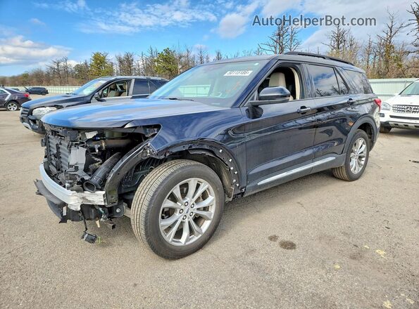 1FMSK8DH6RGA53643 2024 FORD EXPLORER Черный Передняя левая четверть