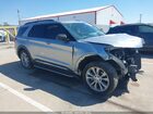 2020 Ford Explorer Xlt Silver vin: 1FMSK8DH7LGD14804
