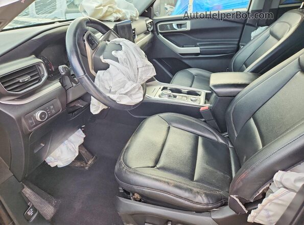 1FMSK8DH7MGA00779 2021 FORD FORD EXPLORER Черный Вид салона спереди