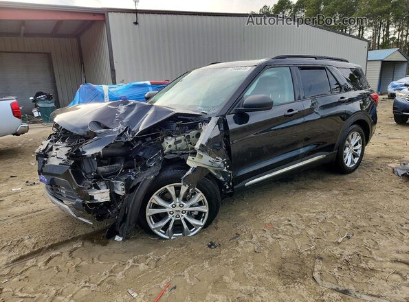 1FMSK8DH7MGA00779 2021 FORD FORD EXPLORER Черный Передняя левая четверть