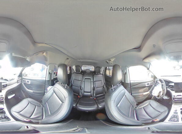 1FMSK8DH7MGA00779 2021 FORD FORD EXPLORER Черный Панорамный вид салона 360°