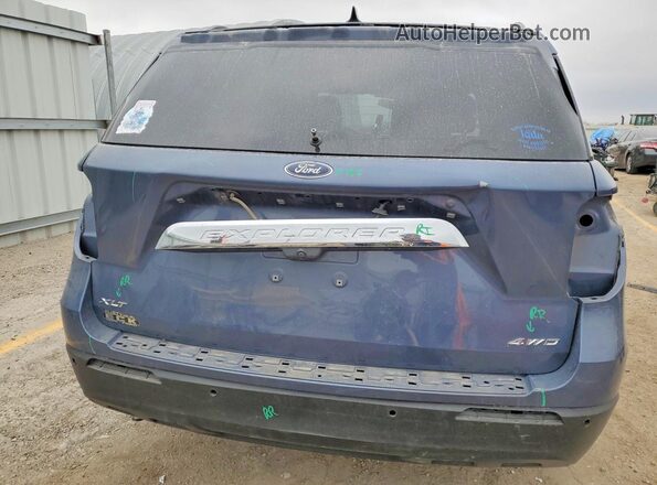 1FMSK8DH7MGA61761 2021 FORD EXPLORER Blue Vista trasera