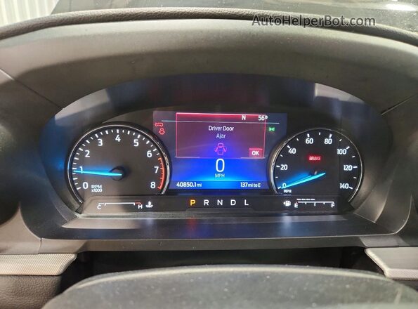 1FMSK8DH7NGA91313 2022 FORD EXPLORER Черный Вид щитка приборов