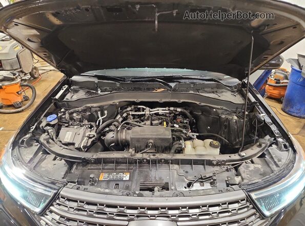 1FMSK8DH7NGA91313 2022 FORD EXPLORER Черный Вид подкапотного пространства