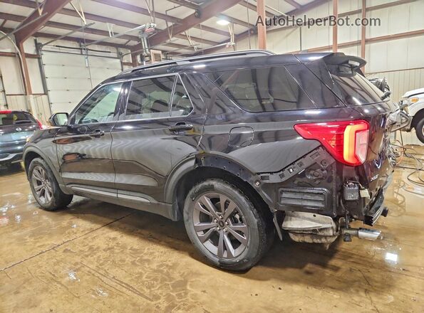 1FMSK8DH7NGA91313 2022 FORD EXPLORER Черный Задняя левая четверть