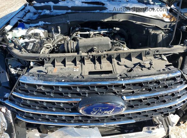 1FMSK8DH7PGC02753 2023 FORD EXPLORER Черный Вид подкапотного пространства