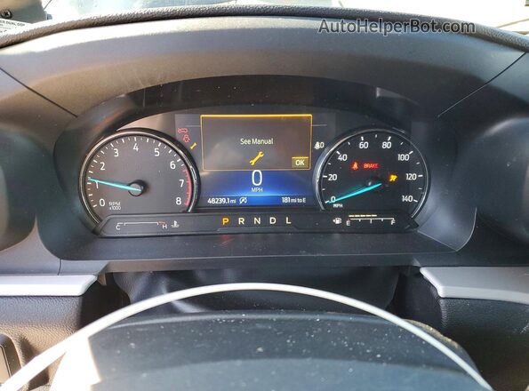 1FMSK8DH7PGC02753 2023 FORD EXPLORER Черный Вид щитка приборов