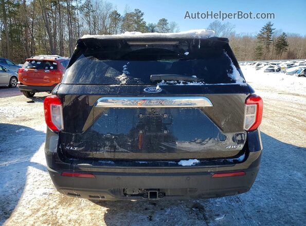 1FMSK8DH7PGC02753 2023 FORD EXPLORER Черный Вид сзади
