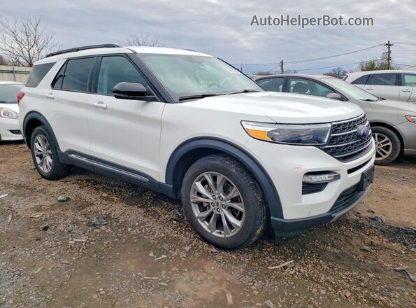 1FMSK8DH7RGA19727 2024 FORD EXPLORER White Delantero derecho