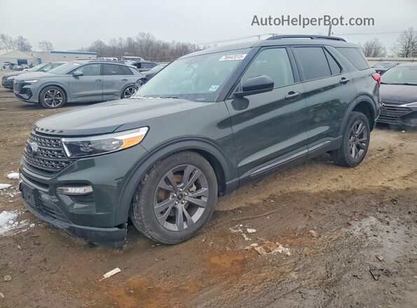 1FMSK8DH7RGA42506 2024 FORD EXPLORER Green Przód lewy