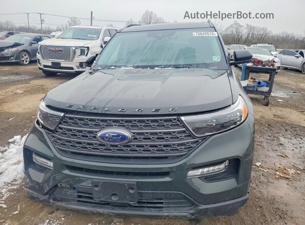 1FMSK8DH7RGA42506 2024 FORD EXPLORER Green Widok z przodu