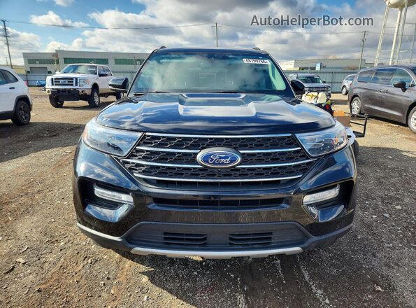 1FMSK8DH7RGA77319 2024 FORD FORD EXPLORER Black Widok z przodu
