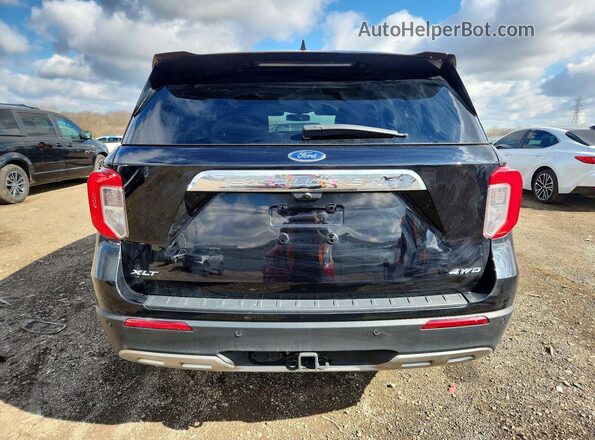 1FMSK8DH7RGA77319 2024 FORD FORD EXPLORER Black Widok z tyłu