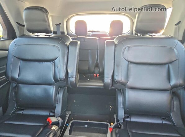 1FMSK8DH8LGC56069 2020 FORD EXPLORER Black უკანა სავარძლების ხედი