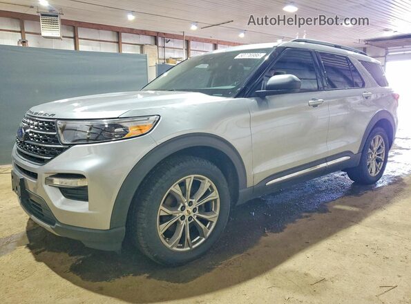 1FMSK8DH8LGC77861 2020 FORD EXPLORER Silver Front left
