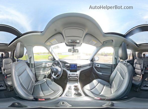 1FMSK8DH8LGC77861 2020 FORD EXPLORER Silver 360 interior view