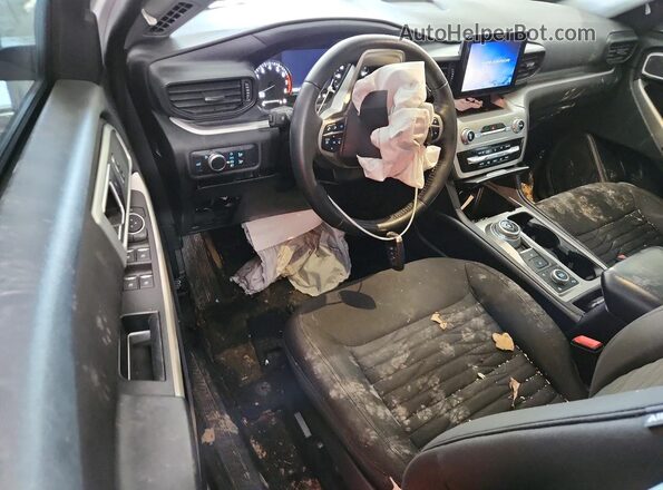 1FMSK8DH8LGC78105 2020 FORD EXPLORER White Dashboard view