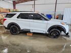 2020 Ford Explorer Xlt White vin: 1FMSK8DH8LGC78105