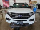 2020 Ford Explorer Xlt White vin: 1FMSK8DH8LGC78105