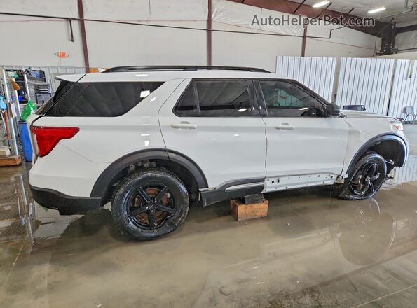 1FMSK8DH8LGC78105 2020 FORD EXPLORER White Rear right