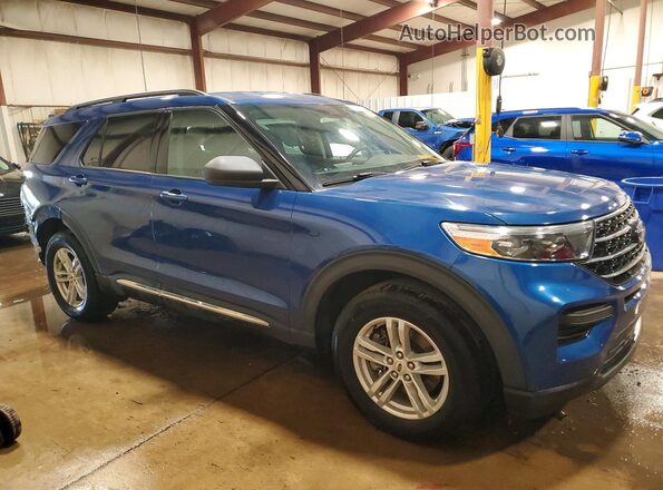 1FMSK8DH8MGA55385 2021 FORD EXPLORER Blue Առջևի աջ