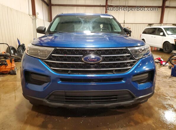 1FMSK8DH8MGA55385 2021 FORD EXPLORER Blue Դիմացի տեսք