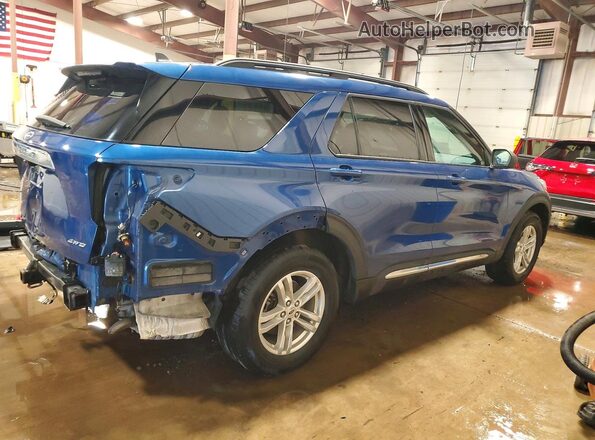 1FMSK8DH8MGA55385 2021 FORD EXPLORER Blue Հետևի աջ
