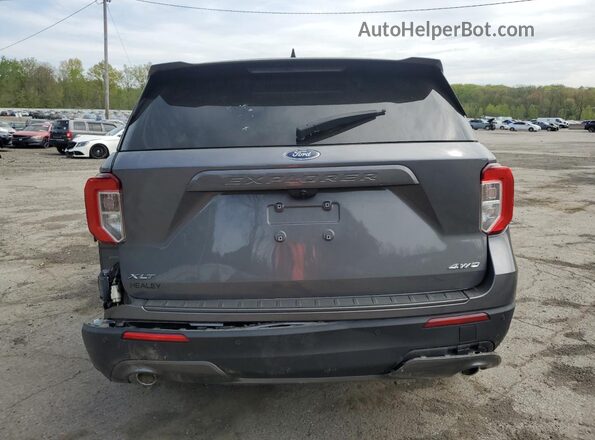 1FMSK8DH8NGA55503 2022 FORD EXPLORER Серый Вид сзади