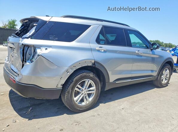 1FMSK8DH8RGA43521 2024 FORD EXPLORER Silver Tył prawy