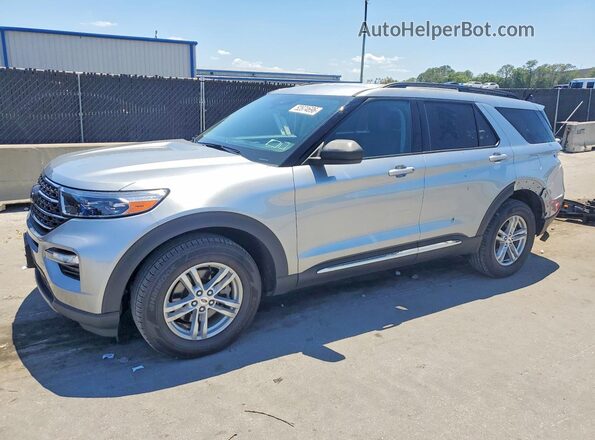 1FMSK8DH8RGA43521 2024 FORD EXPLORER Silver Przód lewy