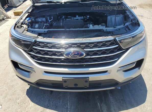 1FMSK8DH8RGA43521 2024 FORD EXPLORER Silver Widok komory silnika