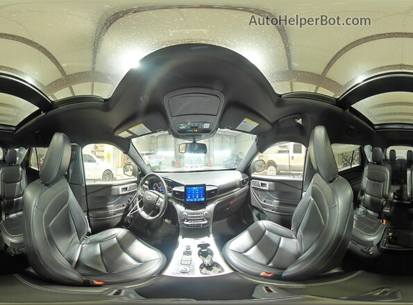 1FMSK8DH9LGA24287 2020 FORD EXPLORER Бордовый Панорамный вид салона 360°